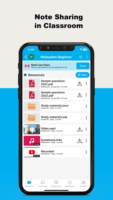 Angle One to One Learning App سکرین شاٹس