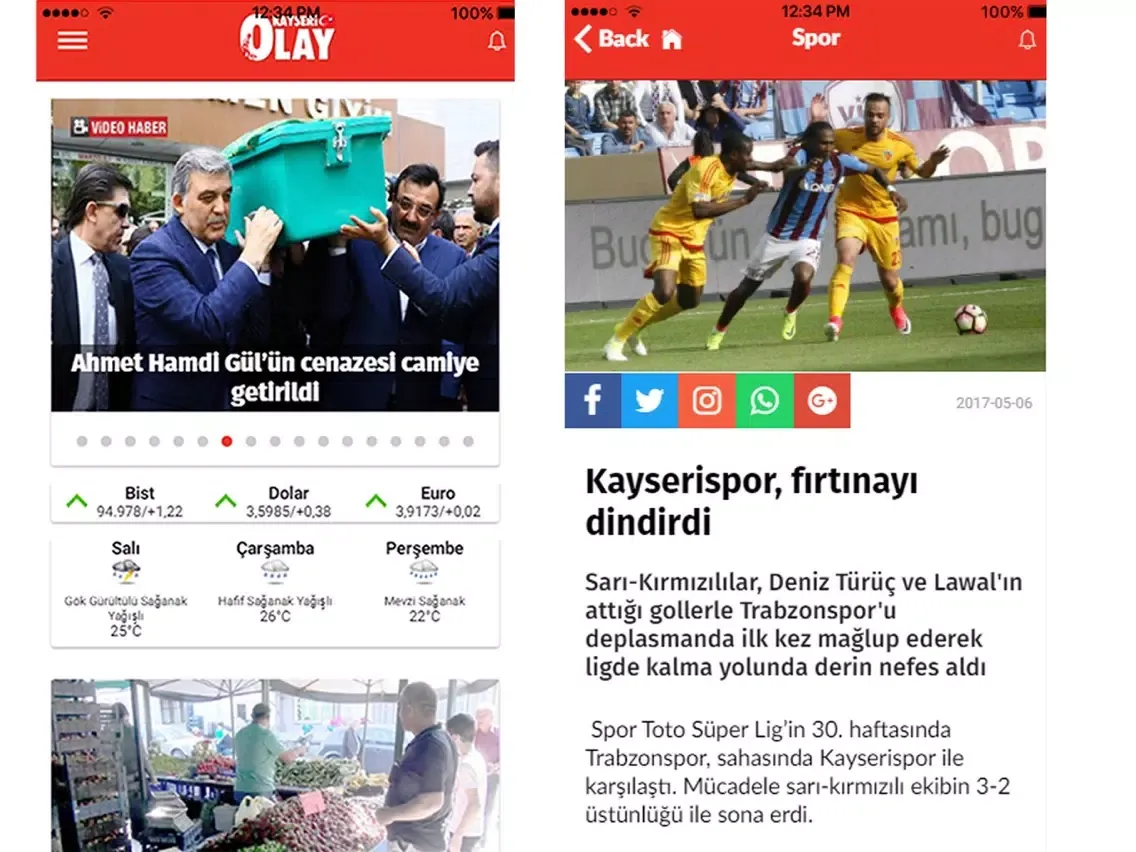 Screenshot di Kayseri Olay iPad 