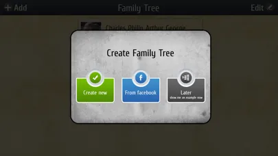 Tangkapan layar Easy Family Trees - Familybook