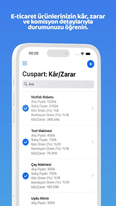 Cuspart: Kâr/Zarar Screenshots