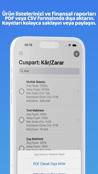 Cuspart: Kâr/Zarar Screenshots