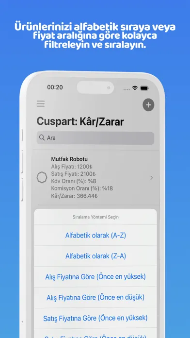 Cuspart: Kâr/Zarar Screenshots
