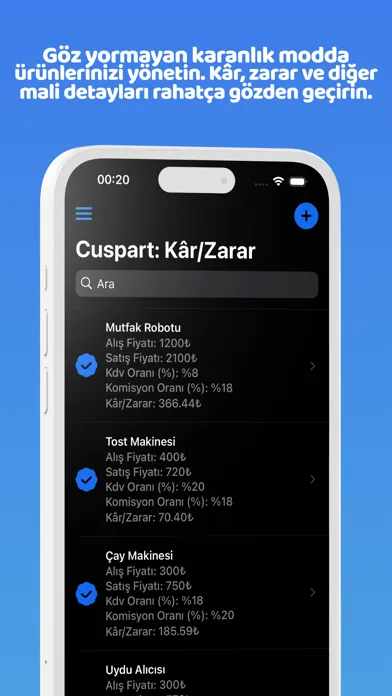 Cuspart: Kâr/Zarar Screenshots