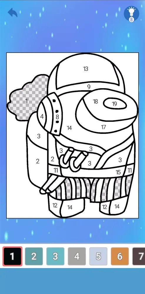 Capturas de pantalla de Coloring Fan Skins: Among Us