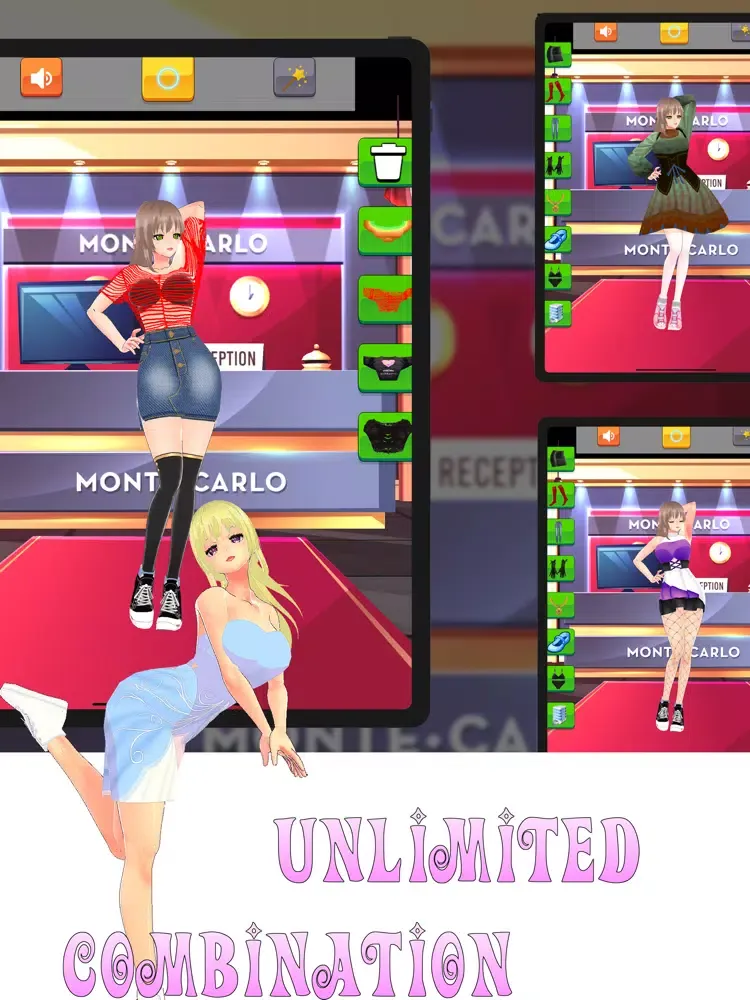 Capturas de tela do Fashion model: Dress Up Girls iPad 