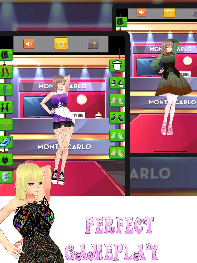 Capturas de tela do Fashion model: Dress Up Girls iPad 