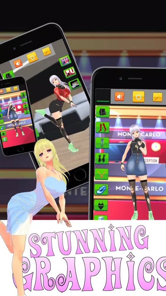 Capturas de tela do Fashion model: Dress Up Girls