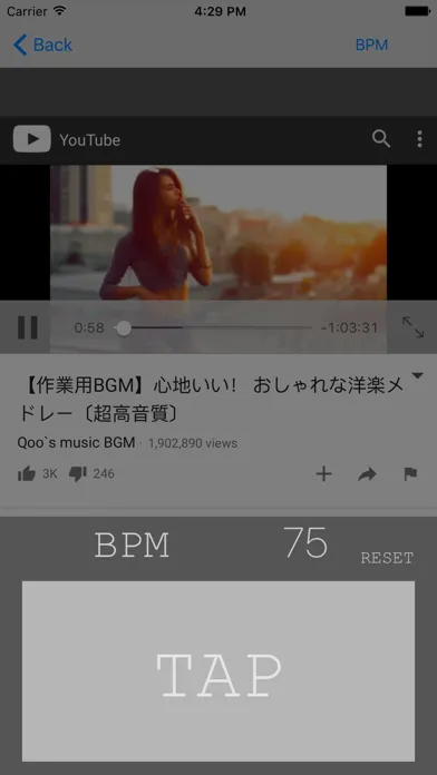 Скриншоты You can measure BPM in WebSite