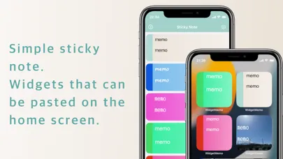 Widgets Sticky Note স্ক্রিনশট