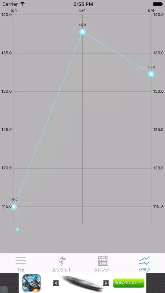تصاویر スクワットMax計算