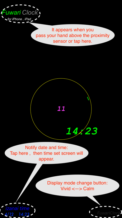 Zrzuty ekranu FuwariClock
