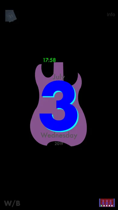 GuitarSilhouetteCalendar應用截圖