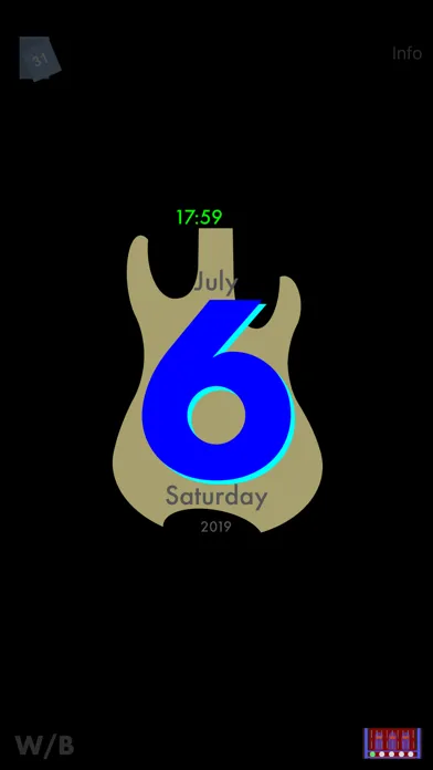 GuitarSilhouetteCalendar應用截圖