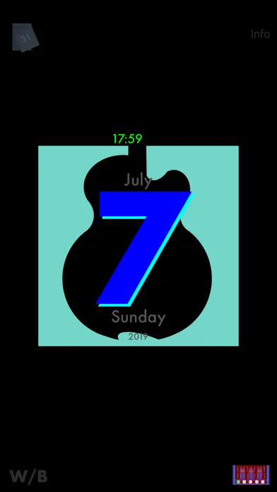 GuitarSilhouetteCalendar應用截圖