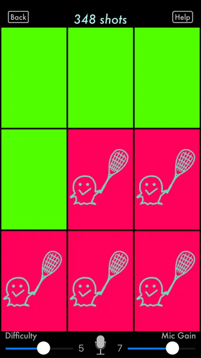 Capturas de tela do SquashGhosts