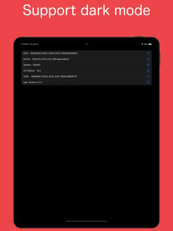 تصاویر Show IDFA iPad 