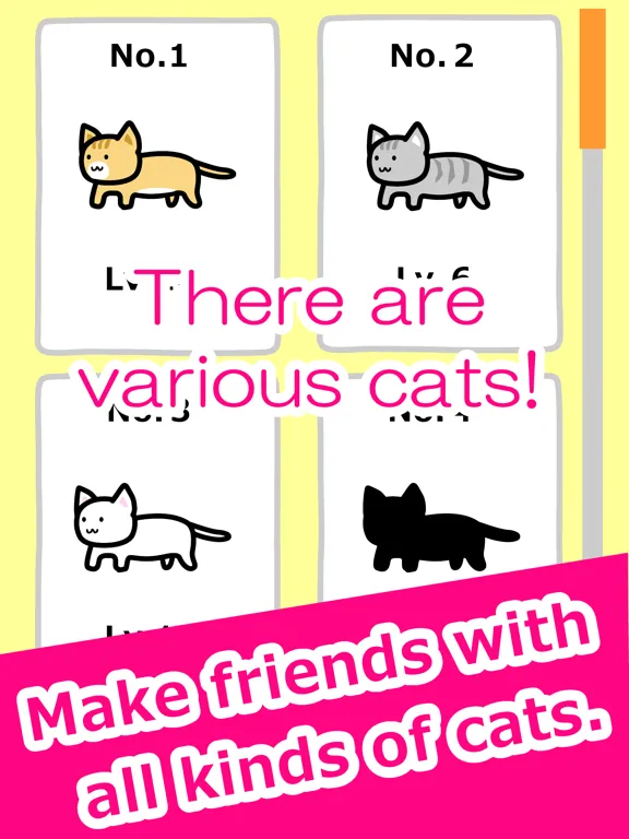 Play with Cats - relaxing game iPad 應用截圖