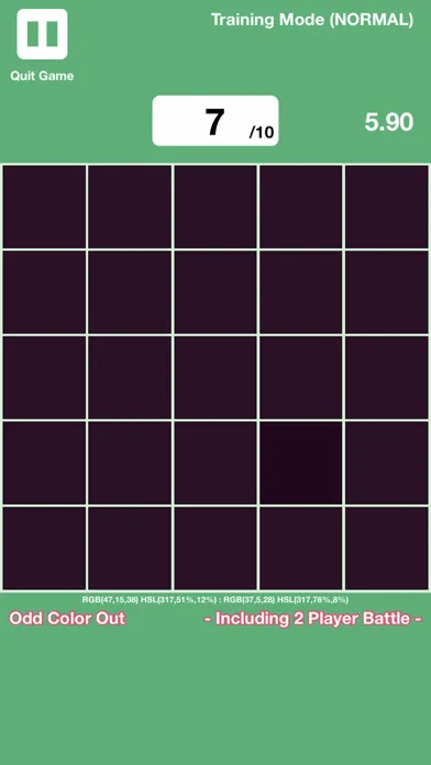 Tangkapan layar Odd Color Out - Multiplayer