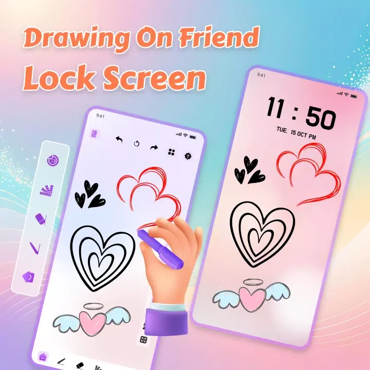 Draw on Lockscreen Screenshots
