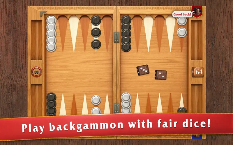 Tangkapan skrin Backgammon Masters Online