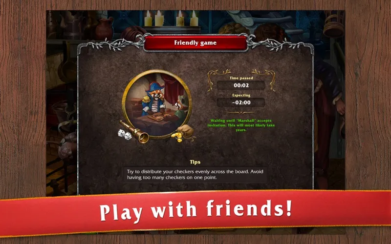 Tangkapan skrin Backgammon Masters Online