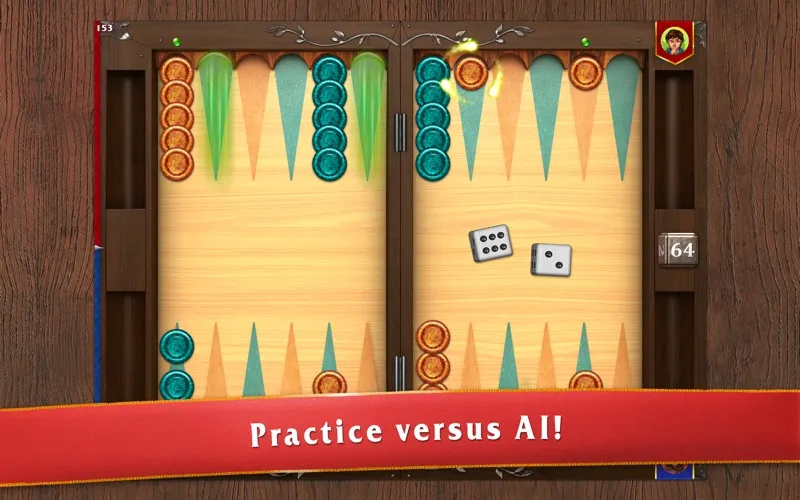 Tangkapan skrin Backgammon Masters Online