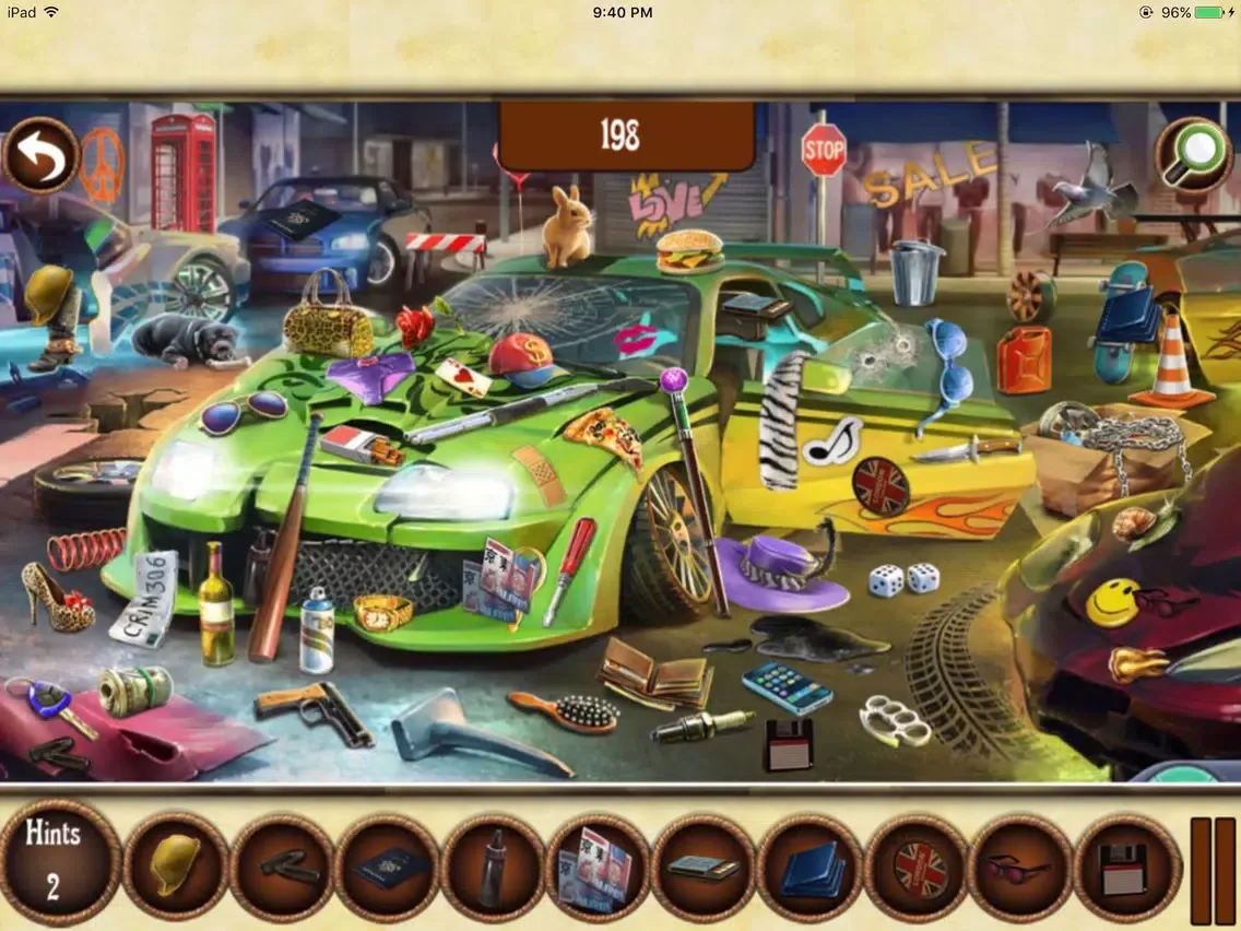 Ảnh chụp màn hình của Free Hidden Objects:Crime Hidden Mania iPad 