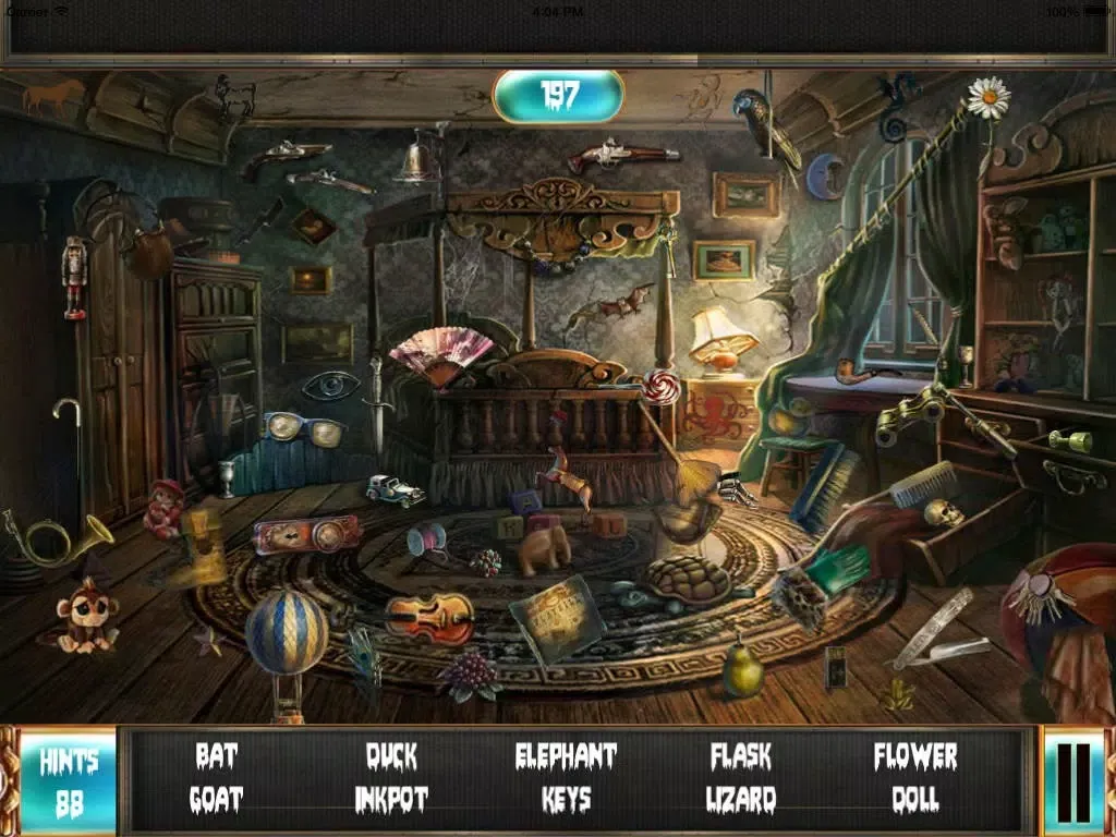 ภาพหน้าจอของ Hidden Objects:The Forgotten Soul iPad 