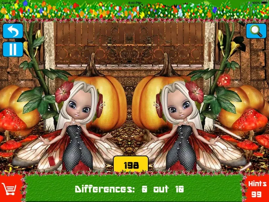Hidden Objects Forest Fairy iPad  스크린샷
