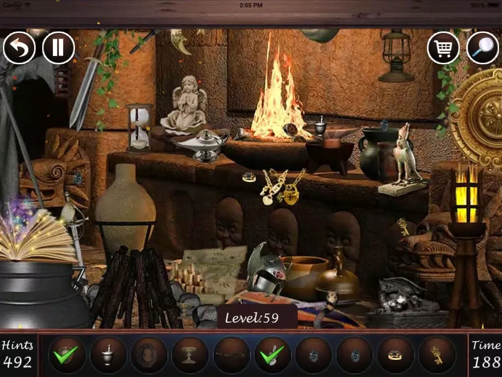 Tangkapan layar Hidden objects: The Spring Fair iPad 