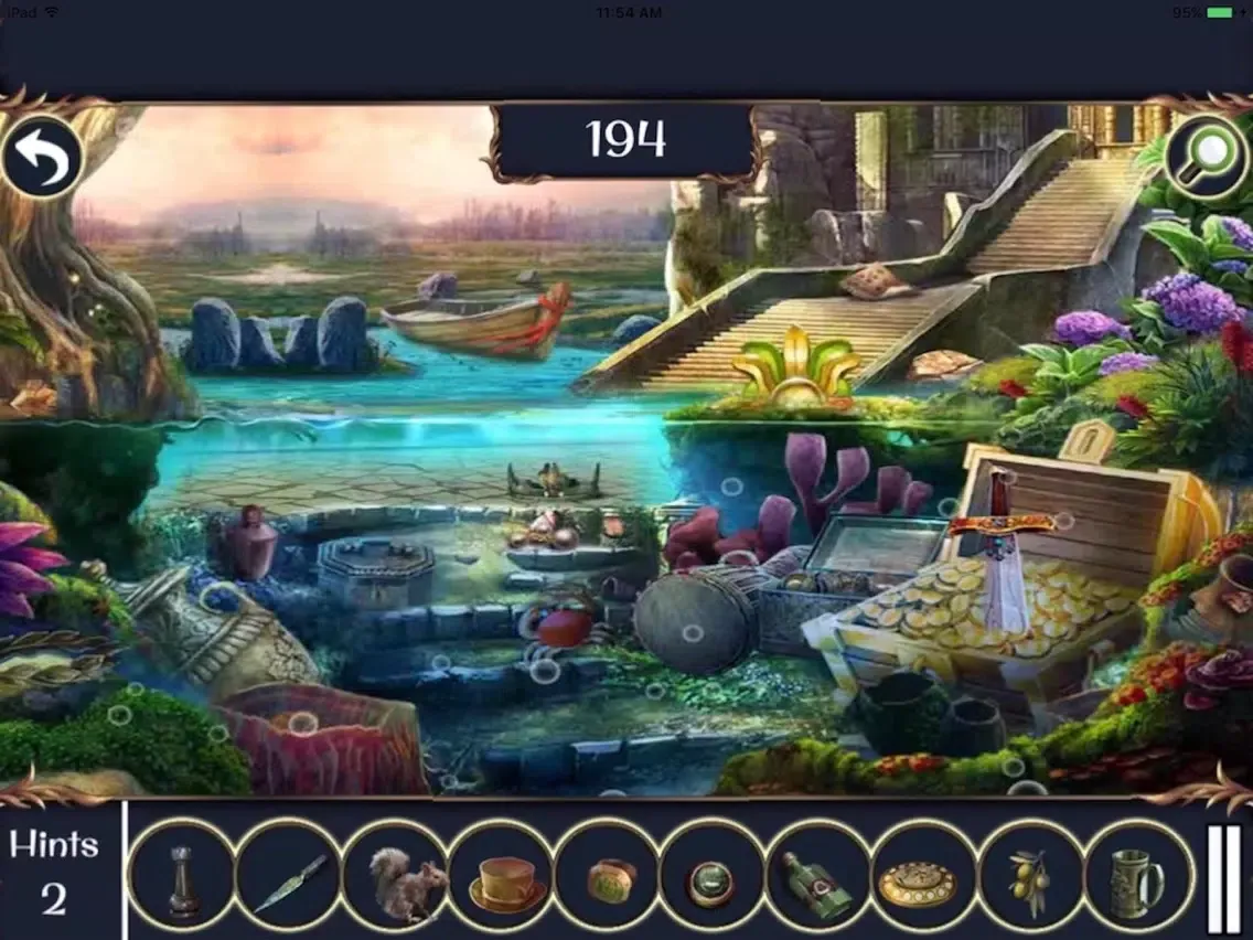 Captures d'écran de Free Hidden Objects: Treasure Falls iPad 