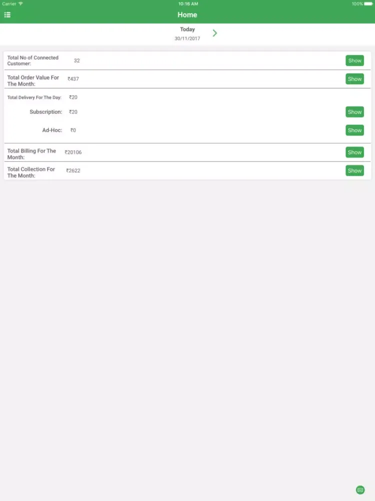 UPI Pe Dailies - Retailer iPad  Screenshots