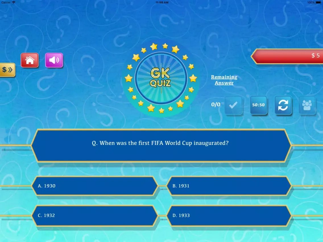 GK Quiz - Quiz Game iPad  سکرین شاٹس