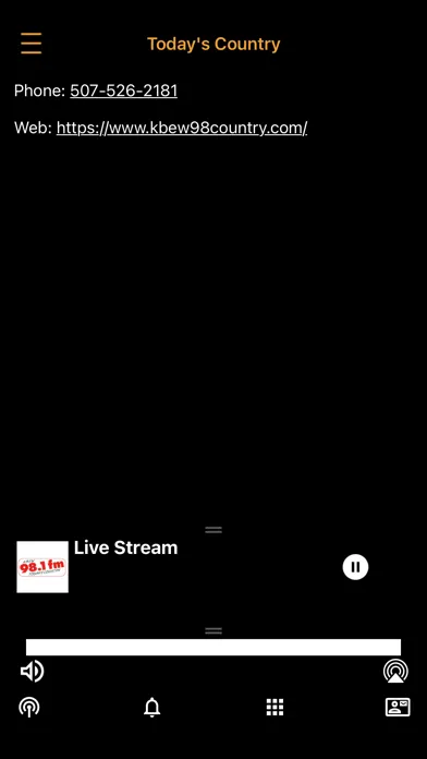 KBEW 95.3 FM & 1560 AM Screenshots