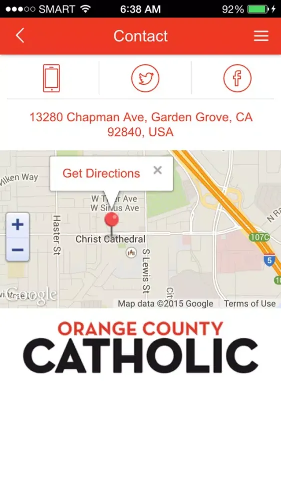Orange County Catholic スクリーンショット