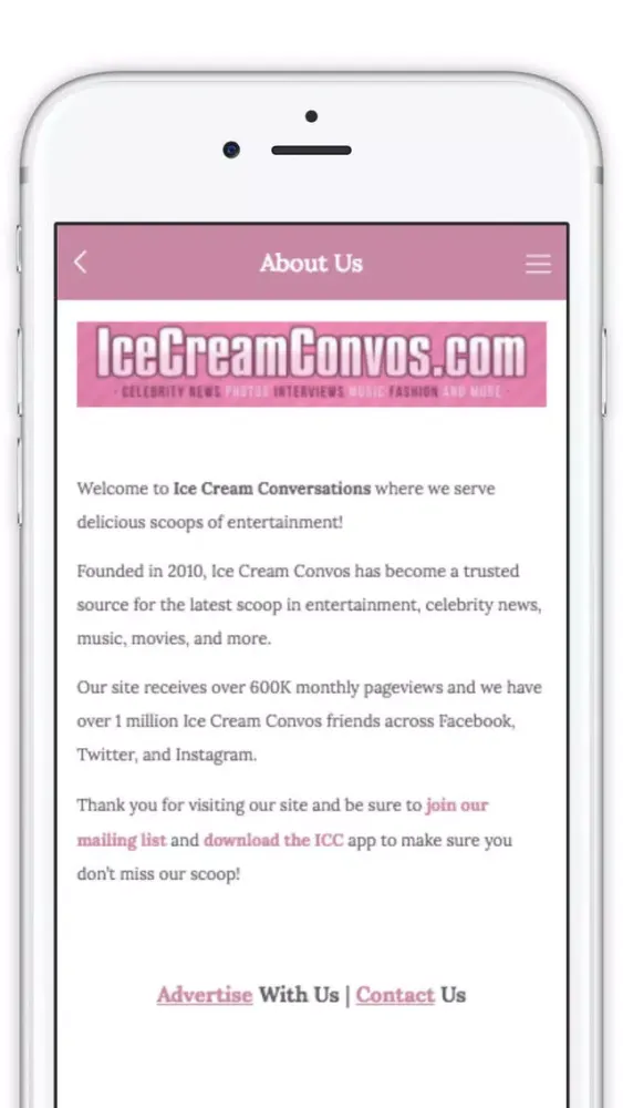Ảnh chụp màn hình của Ice Cream Convos