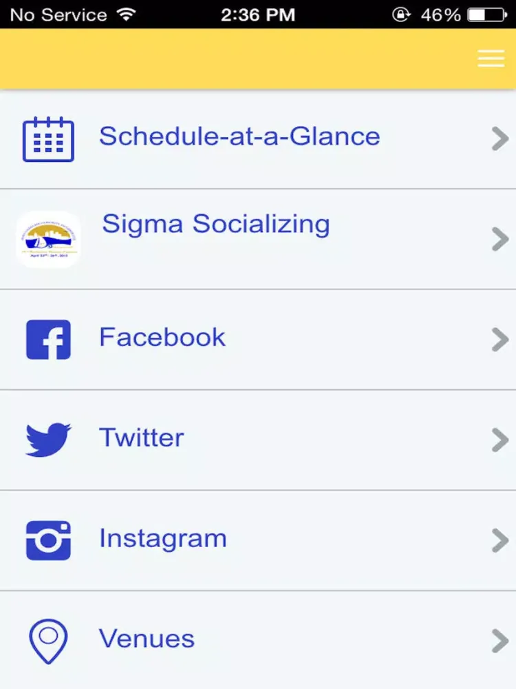 Sigma Gamma Rho NER App iPad 应用截图