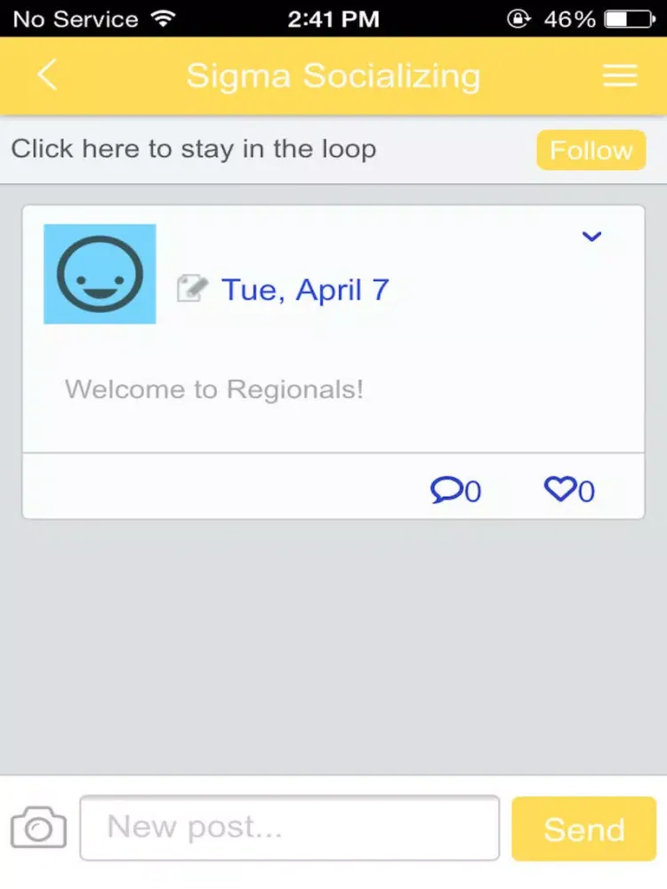Sigma Gamma Rho NER App iPad 应用截图