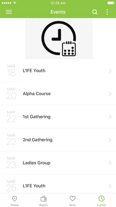Tangkapan skrin HarborLife Church App