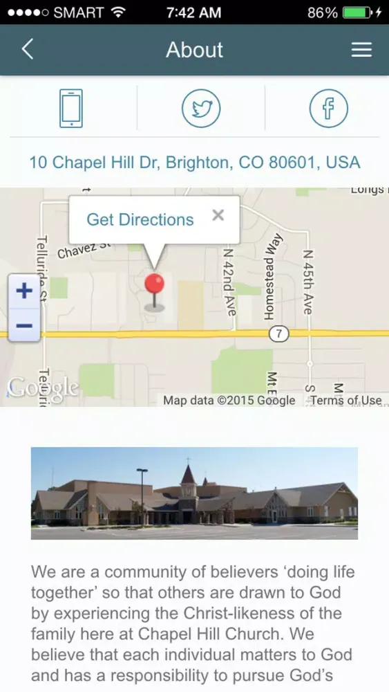 Chapel Hill Church स्क्रीनशॉट
