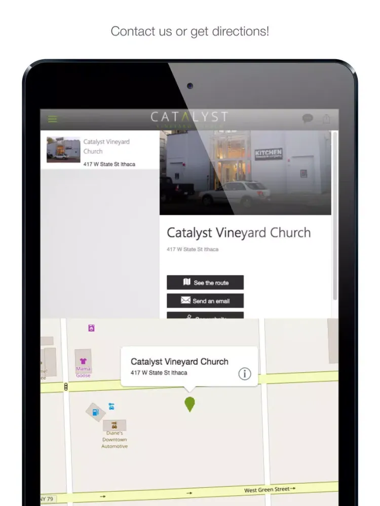Catalyst Vineyard Church iPad  スクリーンショット