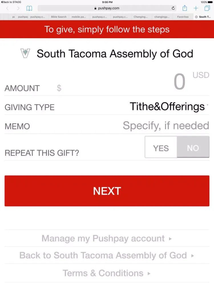 تصاویر South Tacoma Assembly of God iPad 
