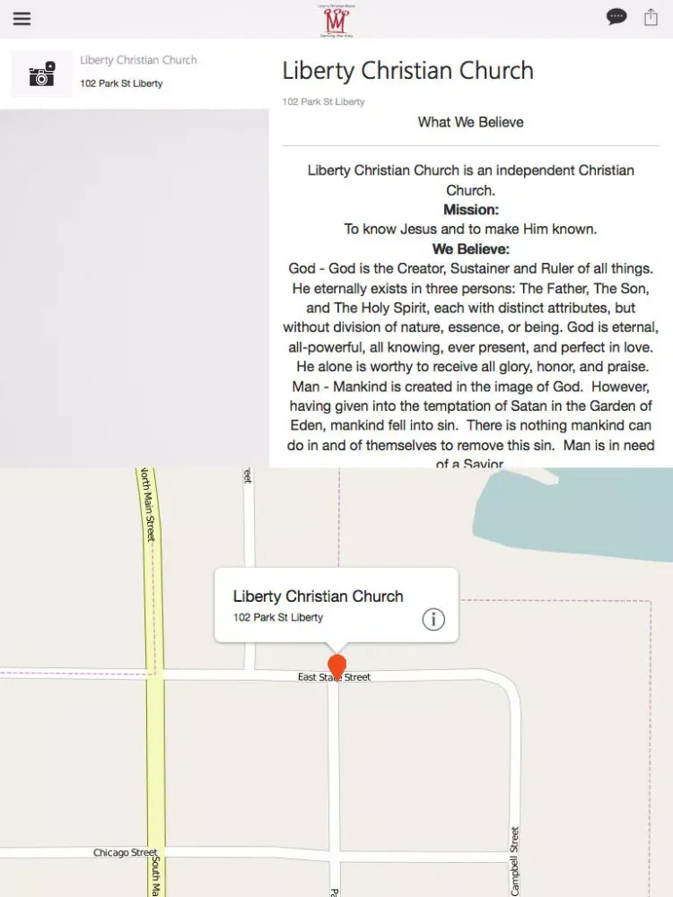 Liberty Christian Church iPad  Ekran Görüntüleri