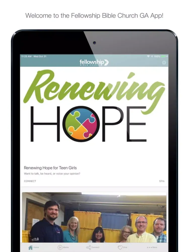 Capturas de tela do Fellowship Bible - Roswell iPad 