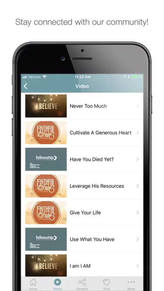 Capturas de tela do Fellowship Bible - Roswell