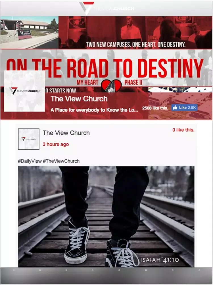 Capturas de pantalla de The View Church iPad 