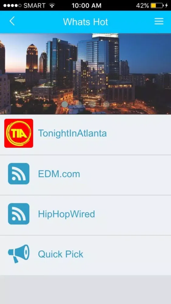 Скриншоты Tonight App
