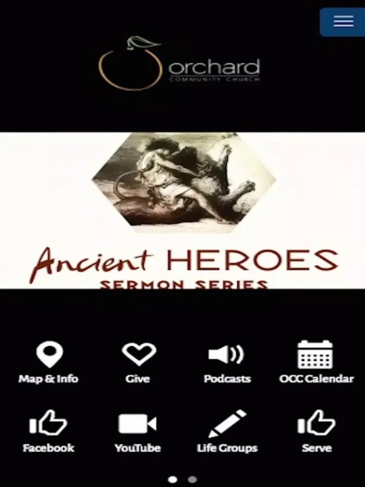 Orchard Community Church iPad  স্ক্রিনশট