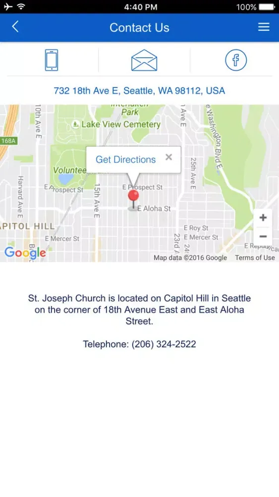Capturas de pantalla de St Joseph Seattle WA