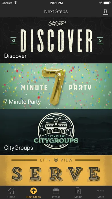 Capturas de tela do CityView Church